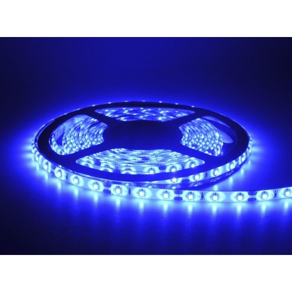 Fita LED Azul 5M com Fonte completa